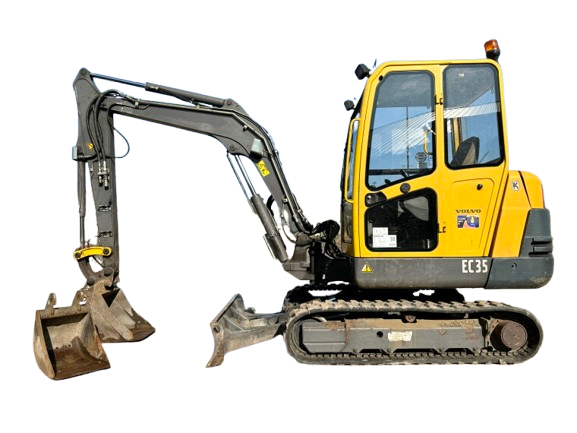 Аренда мини-экскаватора Volvo EC35